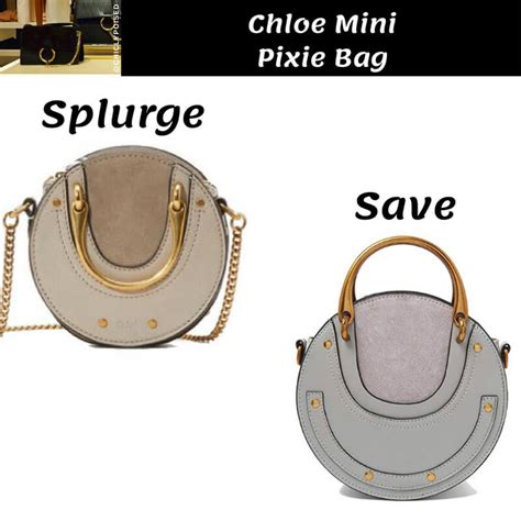 chloe small pixie bag dupe|what the fab chloe.